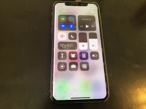 iPhoneX水没電源復旧修理③