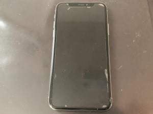 iPhoneX水没電源復旧修理①