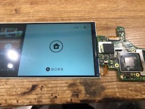 Switchブルースクリーン修理後