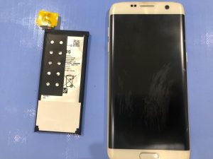 Galaxy S7 Edgeバッテリー交換後