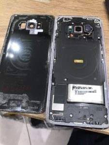 Galaxy S8 分解 背面パネルと指紋認証