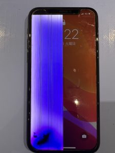 iPhoneディスプレイ不良