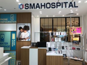 スマホスピタル大丸札幌店内