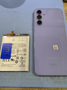 Galaxy A54 バッテリー交換後