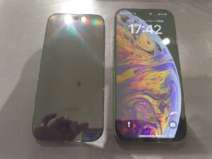 iPhone 16 画面修理ビフォーアフター