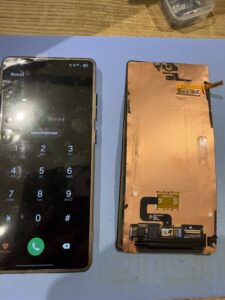 Galaxy S25 Ultra画面修理後