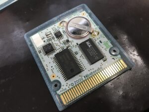 ゲームソフトの中の様子