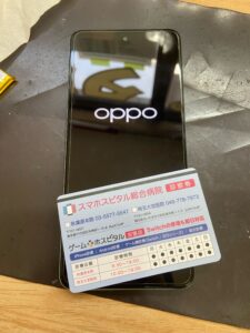 バッテリー交換後に正常起動しているOPPO A79