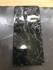 画面の損傷状態