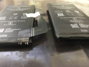 膨張したバッテリー