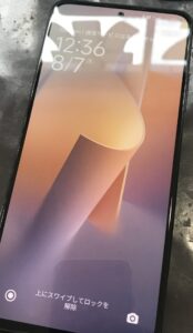 画面交換で正常に起動しているRedmi Note 11 Pro