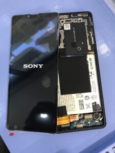 仮付けした画面で表示が正常に戻ったXperia 10 Ⅳ