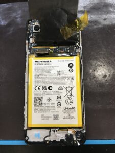 Motorola G53 水没 画面が映らない状態