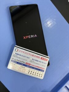 Xperia 5Ⅴ 液晶交換修理完了後の正常表示の画面