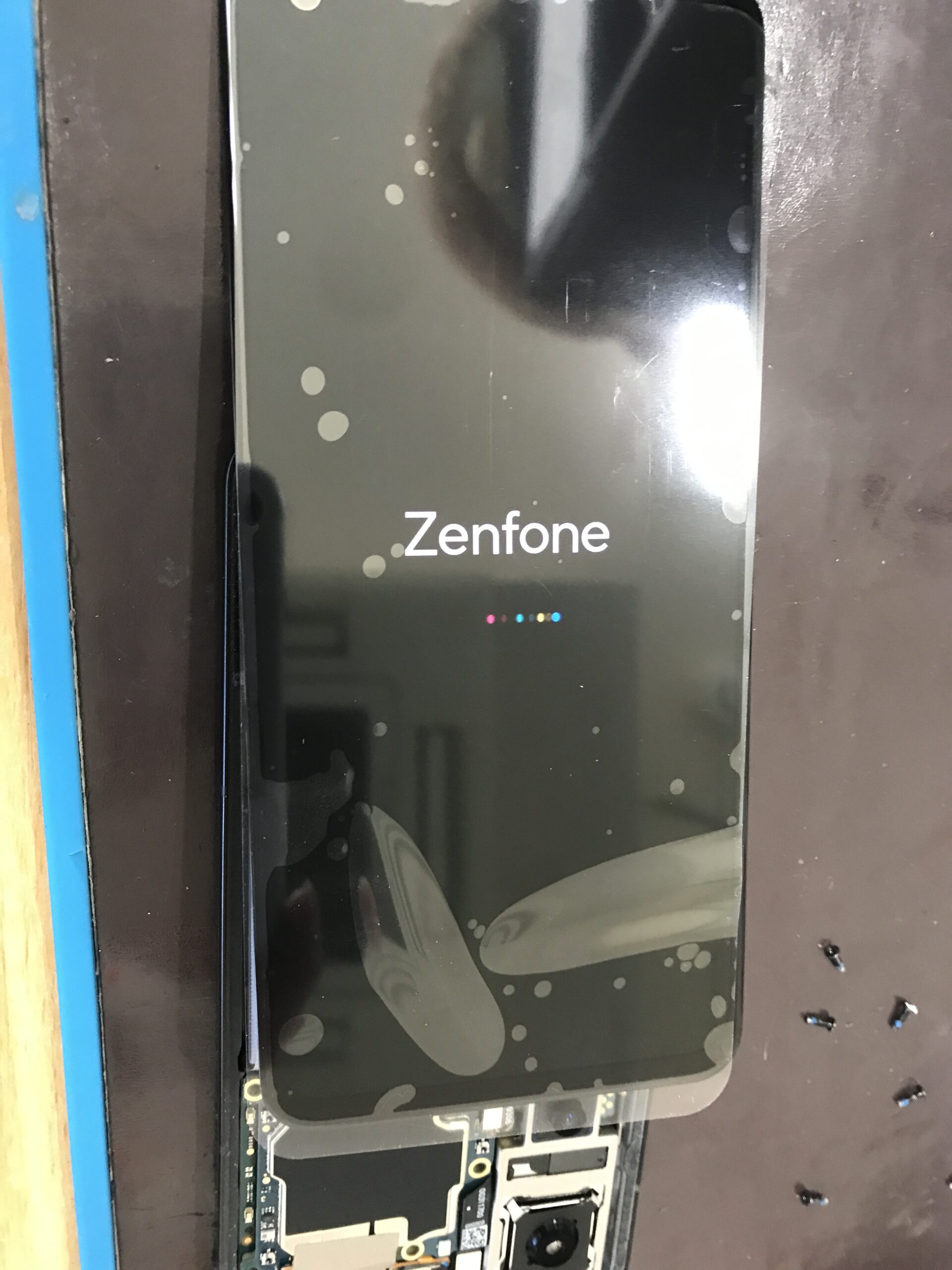 Zenfone10の画面仮付けによる表示確認作業