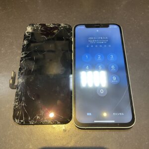 バイク落下iPhone12