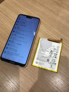 P20Lite修理後