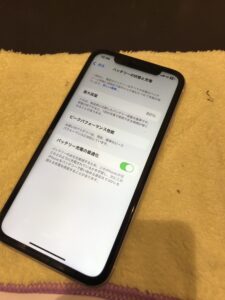 iPhoneXRの修理前