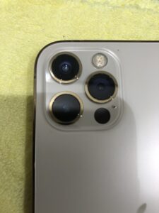 水没作業後のiPhone12Proのカメラ