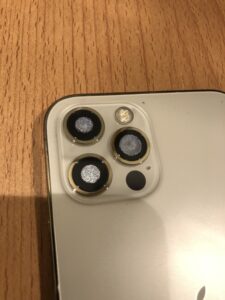 水没したiPhone12Proのカメラ