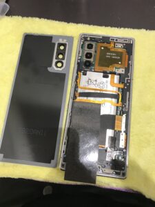 Xperia５Ⅲの修理中