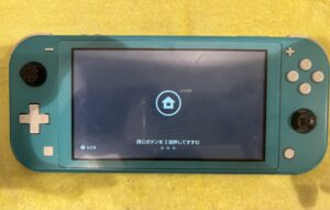 液晶修理後のNintendo Switch Liteの状態