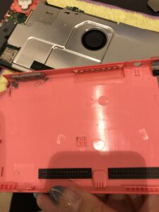 Switch liteの修理中