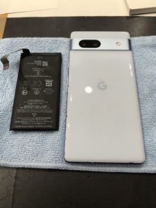 バッテリー交換後のPixel7A