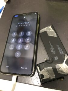 水没端末復旧後