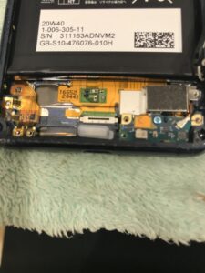 Xperia10Ⅱの修理中