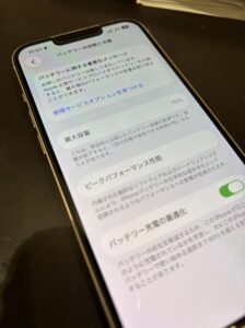 バッテリー交換前