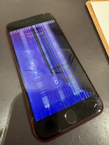 液晶画面交換修理前