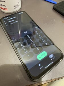 液晶画面交換修理後