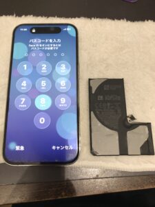 iPhone14Proの修理後