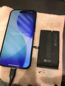 iPhone15の修理後