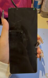 Xperia　画面交換　八幡市