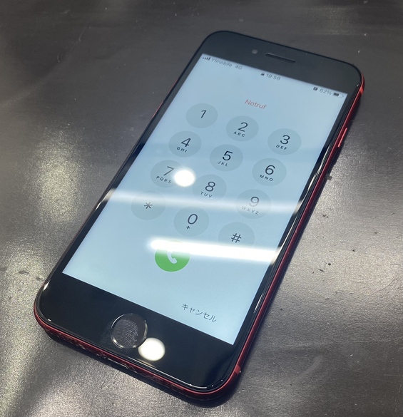 iPhoneSE2画面交換修理後