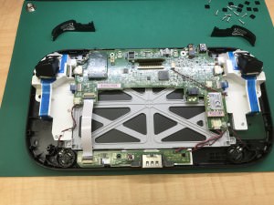 WiiUゲームパッド　分解