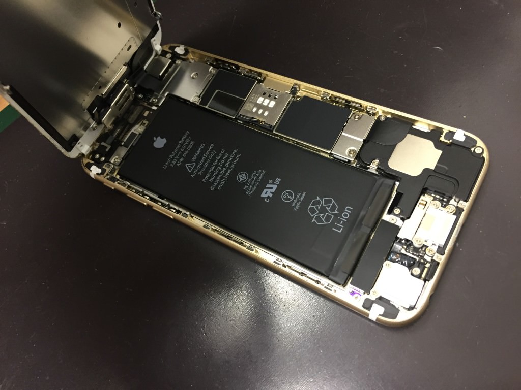 お風呂で使っているうちに音が鳴らなくなったiPhone 6、スピーカー交換で無事復旧！