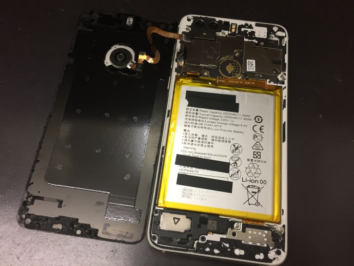 honor 8 バッテリー交換