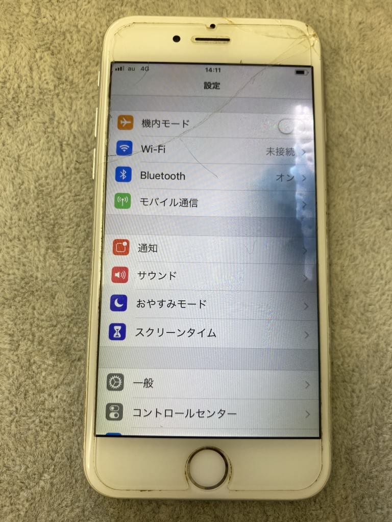 iPhone 6 表示不良　液晶画面交換修理