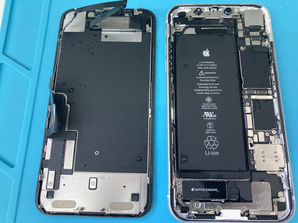 iphone xr 水没復旧