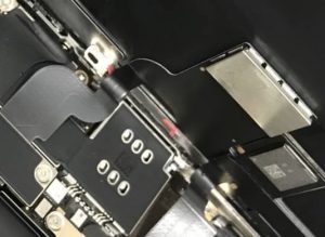 液晶　濡れ　故障　修理　水没　シール　診断