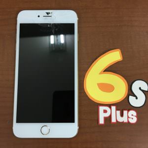 iPhone6s Plus(A1634、A1687、A1699) 画面割れ 電源入らない iPhone・スマホ修理のスマホスピタル熊本下通店