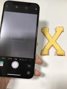 iPhoneX / アウトカメラ交換後
