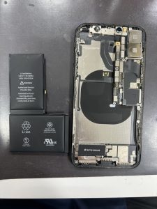 iPhoneX バッテリー膨張　バッテリー交換