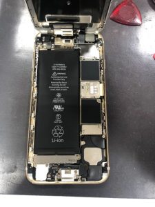 iPhone6s バッテリー交換修理 スマホスピタル熊本下通店