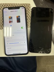 iPhone11Pro　画面交換修理後