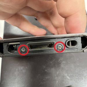 NW-A55　背面パネルの取り外し