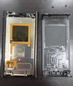 NW-A55　背面パネル取り出し後